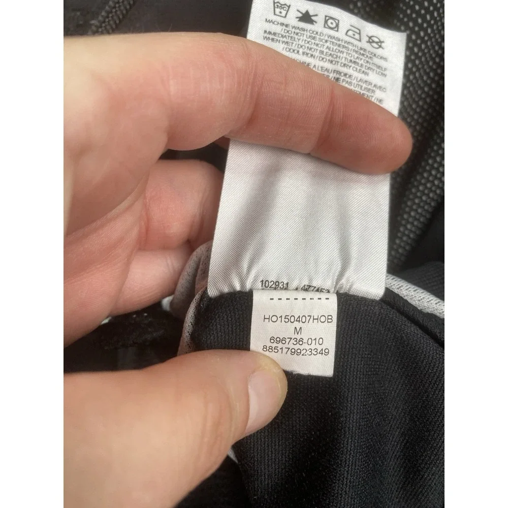 Air Jordan Jacket Mens Medium Black Zip Track Jumpman Training Freehold Township